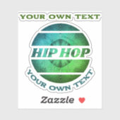 Hiphop Custom-Cut Vinyl Sticker (Vel)