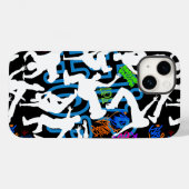 HipHop Dance Pattern.w Zwart BG Case-Mate iPhone Case (Achterkant (horizontaal))