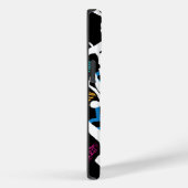HipHop Dance Pattern.w Zwart BG Case-Mate iPhone Case (Achterkant / Rechts)
