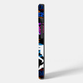 HipHop Dance Pattern.w Zwart BG Case-Mate iPhone Case (Achterkant / Links)