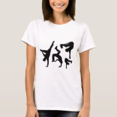 hiphop-danseres t-shirt (Voorkant)