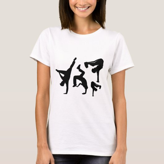 hiphop-danseres t-shirt (Voorkant)