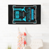 Hiphop danswedstrijd spandoek (Insitu)