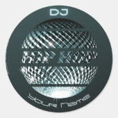 Hiphop DJ hiphop Ronde Sticker (Voorkant)