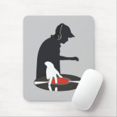 hiphop DJ Mousepad Muismat (Met muis)