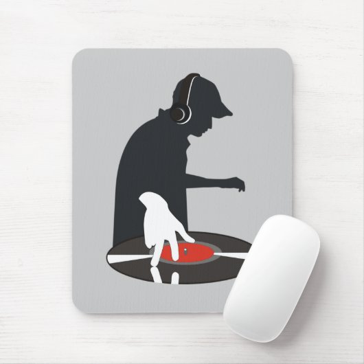 hiphop DJ Mousepad Muismat (Met muis)