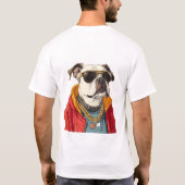 Hiphop Dog Graphic T-Shirt – Streetwear T-shirt (Achterkant)