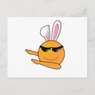 Hiphop Emoji Egg Bunny Easter Kinder Volwassene Feestdagenkaart