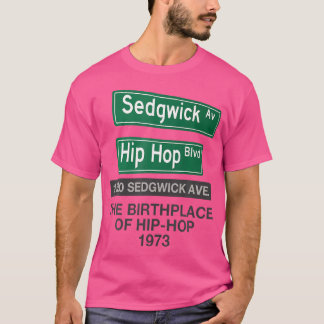 Hiphop geboorteplaats 1520 Sedgwick Ave. 50 jaar v T-shirt