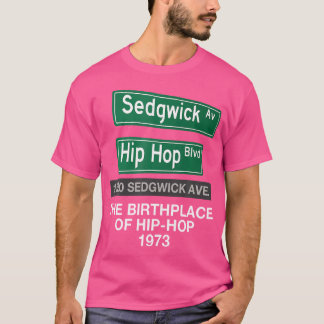 Hiphop geboorteplaats 1520 Sedgwick Ave. 50 jaar v T-shirt