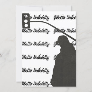  Hiphop Ghetto Celebrity Street Urban Feestdagenkaart