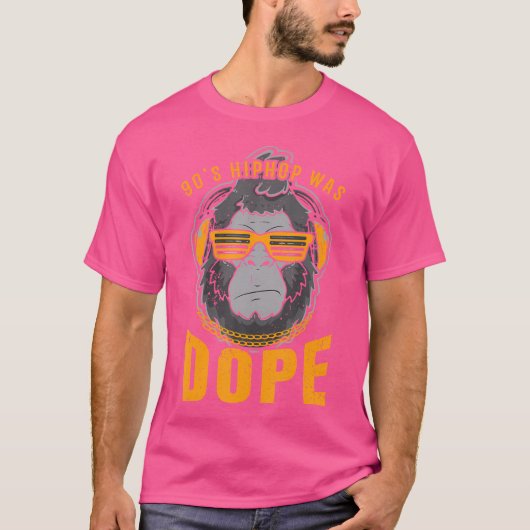 Hiphop Gorilla Oldschool T-shirt (Voorkant)