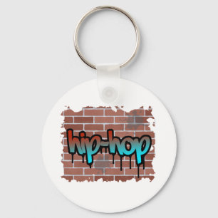 hiphop graffiti - ontwerp sleutelhanger