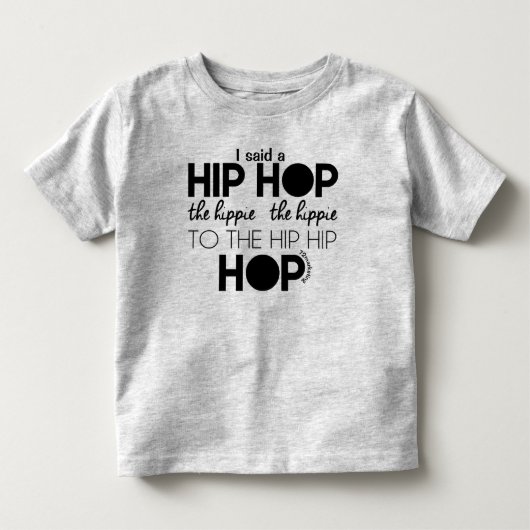 Hiphop Hippity Paaslente Peuter shirt Boys (Voorkant)