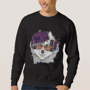 Hiphop Husky houdt van muziek Trui