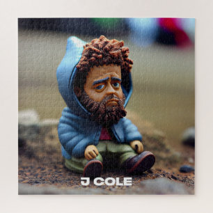 HipHop J Cole Portrait Artcool art tekeningen cool Legpuzzel