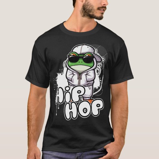 Hiphop kikker t-shirt (Voorkant)