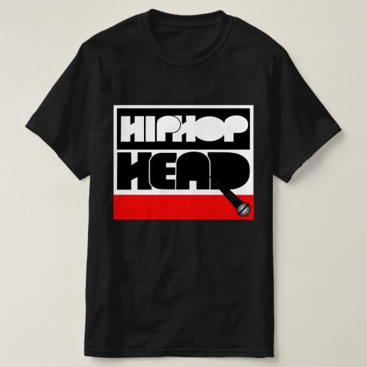 HipHop laat de microfoon vallen T-shirt (Design voorkant)