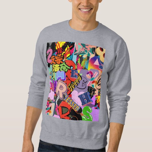 Hiphop life trui (Voorkant)