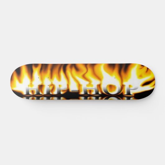 HipHop met Vlames Skateboard (Horizontaal)