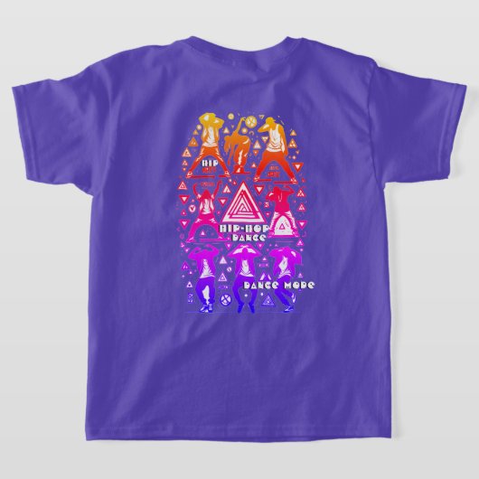 Hiphop-modus T-shirt (Laag Achter)