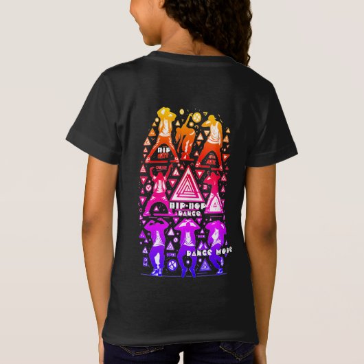 Hiphop-modus T-shirt (Achterkant)