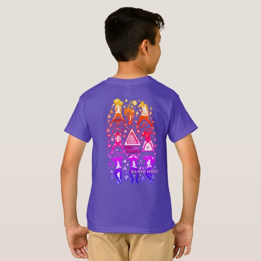 Hiphop-modus T-shirt (Achterkant volledig)