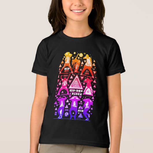 Hiphop-modus Tri-Blend Shirt (Voorkant)