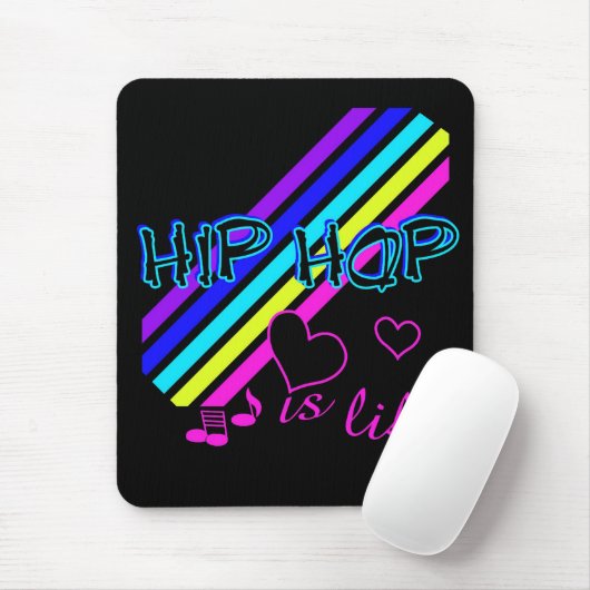 HipHop mousepad Muismat (Met muis)