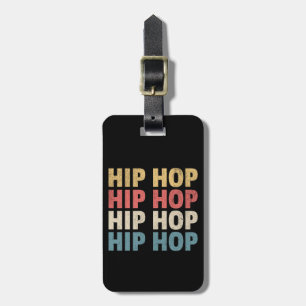 Hiphop muziek bagagelabel
