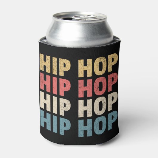 Hiphop muziek blikjeskoeler (Blikje Voorkant)