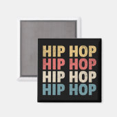 Hiphop muziek magneet (Voorkant / Achterkant)