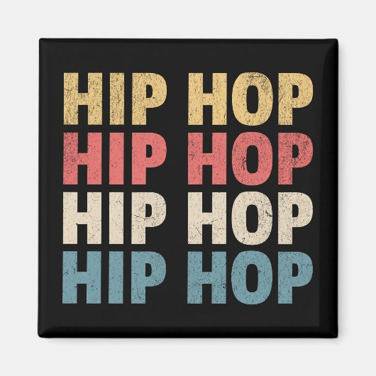 Hiphop muziek magneet (Voorkant)
