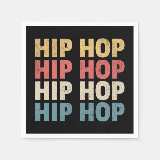 Hiphop muziek servet (Voorkant)