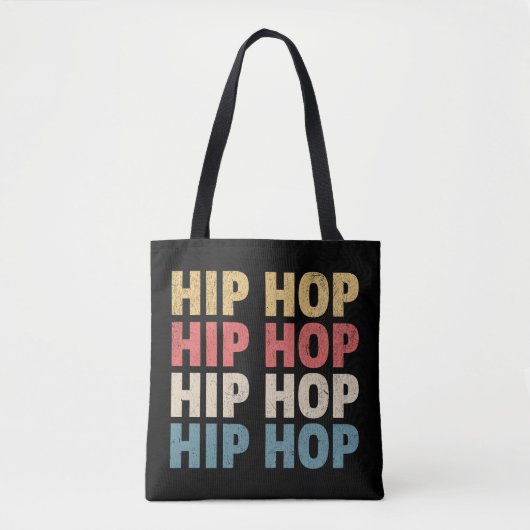Hiphop muziek tote bag (Voorkant)