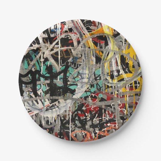 hiphop papieren bordje (Voorkant)