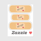 Hiphop Patch / bandaid, hiphop geneest wonden Sticker (Vel)