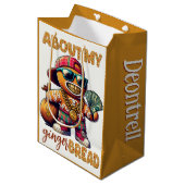 Hiphop peperkoek man swag kerst medium cadeauzakje (Voorkant Gekanteld)