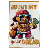 Hiphop peperkoek man swag kerst medium cadeauzakje (Achterkant)