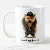 Hiphop Pomeranian Thug Coffee Mok