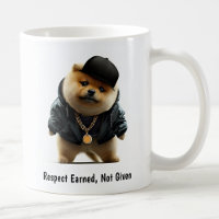 Hiphop Pomeranian Thug Coffee Mok