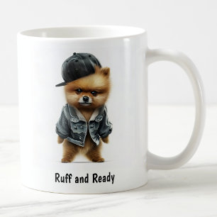 Hiphop Pomeranian Thug Coffee Mok