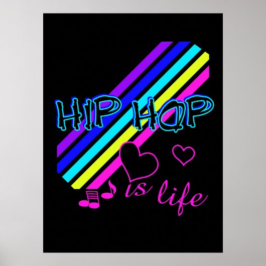 HipHop-poster Poster (Voorkant)