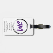 Hiphop-rottweiler Bagagelabel (Achterkant horizontaal)