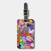 HipHop Stijl Bagagelabel (Voorkant verticaal)