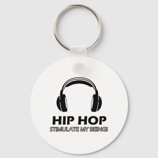 hiphop stimuleert me sleutelhanger (Voorkant)