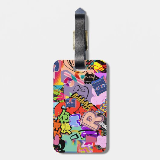 HipHop Style Bagagelabel (Achterkant verticaal)