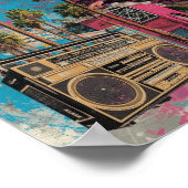 Hiphop Sunrise: het centrum van LA Vibes Poster (Hoek)