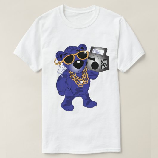 HipHop Teddybeer T-shirt (Design voorkant)