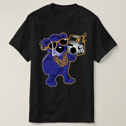 HipHop Teddybeer T-shirt (Design voorkant)